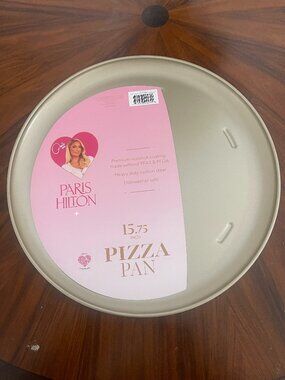 “That’s Hot” Paris Hilton Pizza Pan 🍕 Pink Kitchen Gift 15.75”